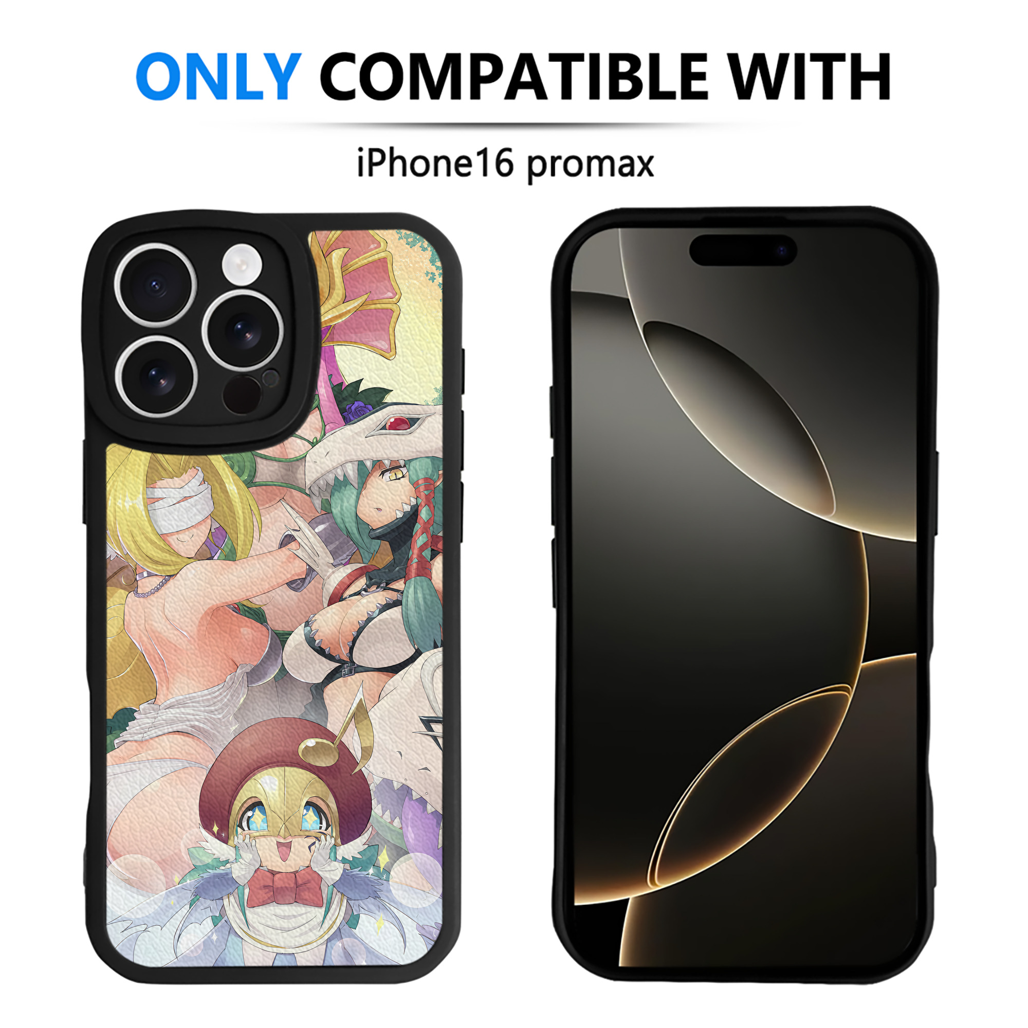 （画像用） Digimon デジタルモンスター/デジモン 【iPhone 16シリーズ対応】シリコンスマホケース（レザー調） 材質：シリコン